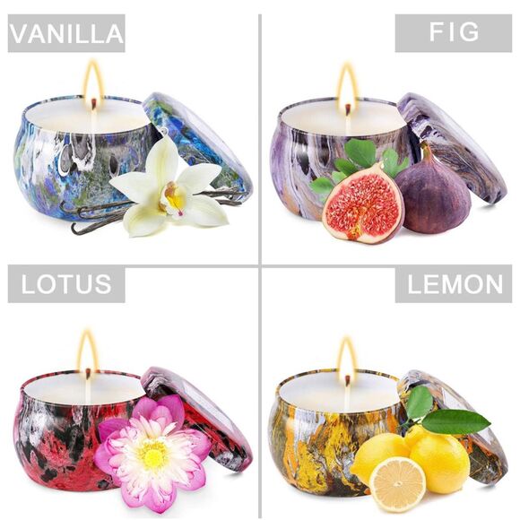 Eoorau Scented Candle set Aromatherapy - Picture 2 of 5